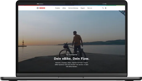 Abbildung: eBike Bosch Desktop Ansicht